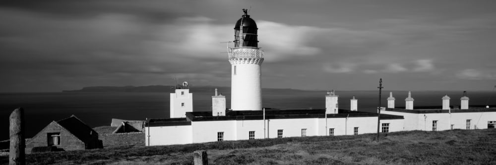 Dunnet Head Lighthouse at Easter Head Dunnet Head Scottish Borders Scotland Canvas Art - Panoramic Images (36 x 12)