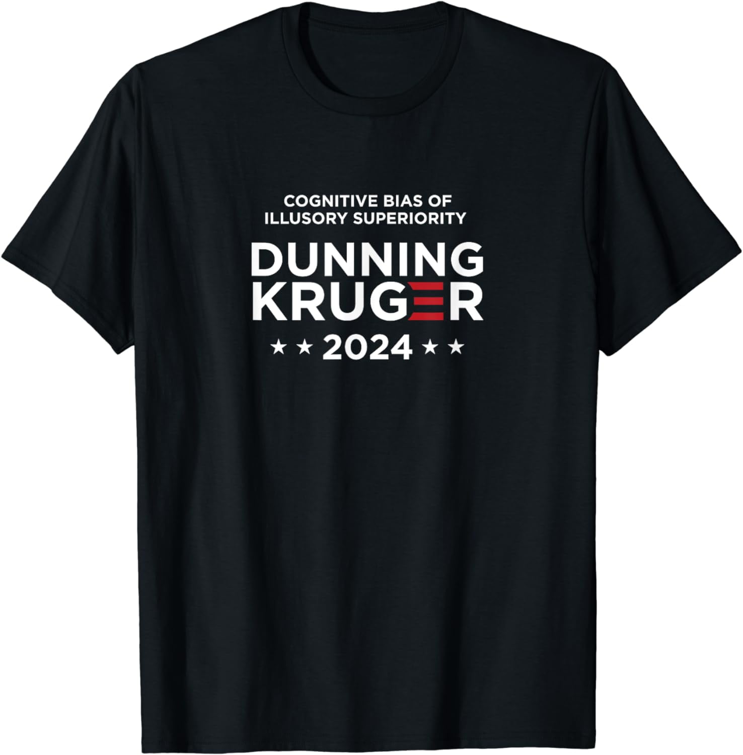 Dunning-Kruger Effect Unaware Behavior Humorous Psychology T-Shirt -  Walmart.com