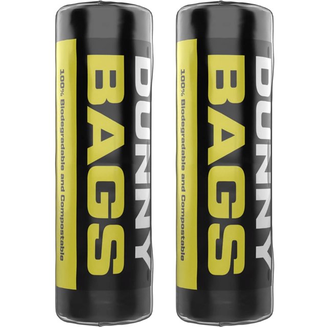 Dunny Bags 100 Biodegradable Portable Toilet Bags for Camping