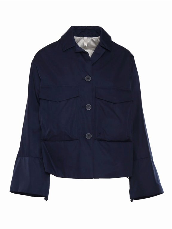 Cropped Jacket With Classic Collar (Women's)