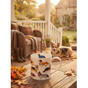 Dunoon Orkney Dashing Dogs Corgi Mug 12oz