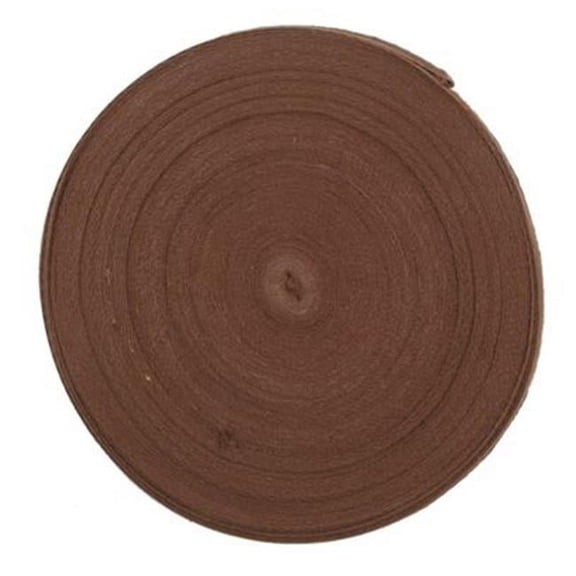 Dunroven House M101-BRN 0.75 Inch 50 Yards Cloth Ribbon in Brown