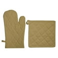 thumbnail image 1 of Dunroven House ORK104MP-D Quilted Oven Mitt & Potholder Set, Dijon, 1 of 1