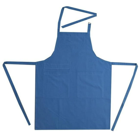 Dunroven House RK104A-PB Solid Adult Apron, Provencal Blue