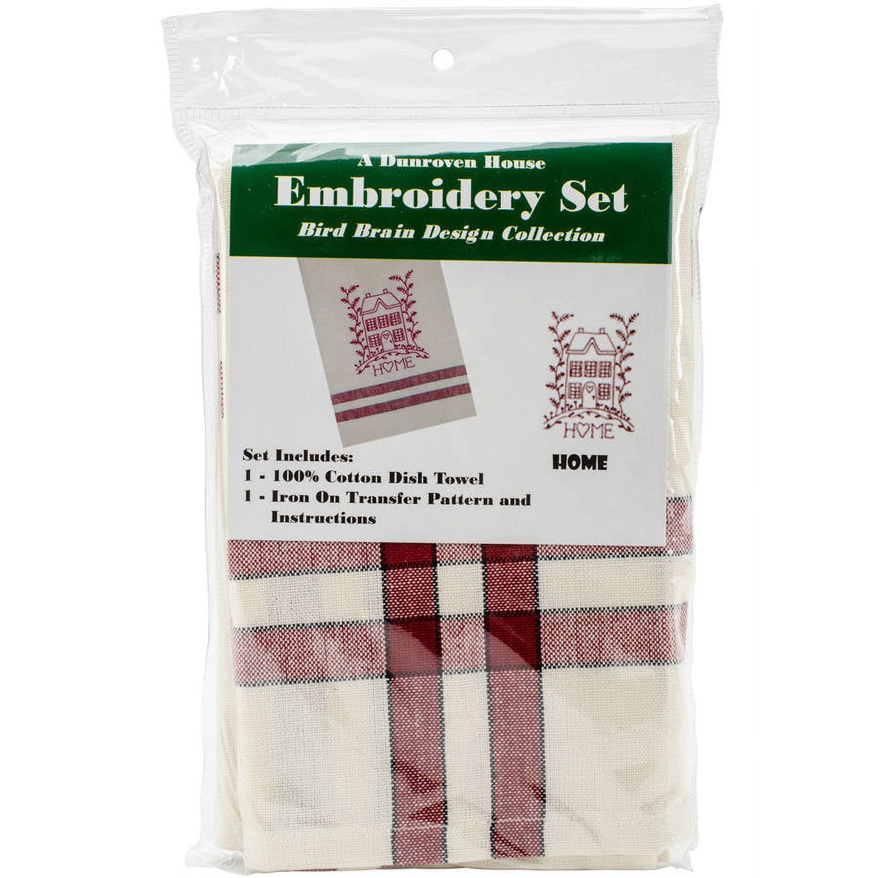 Dunroven House Towel Embroidery Set Home