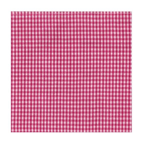 Dunroven Mini Checkered Tea Towel Pink and White