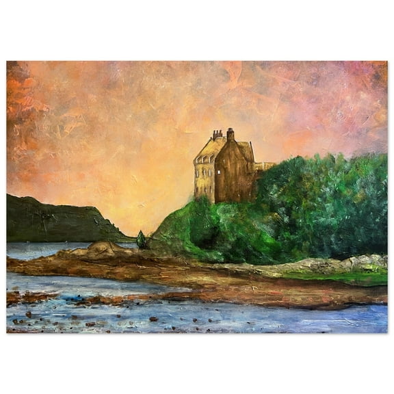 Duntrune Castle | Signed Fine Art Prints By Scottish Artist Hunter | Unframed or Varied Frames Available
