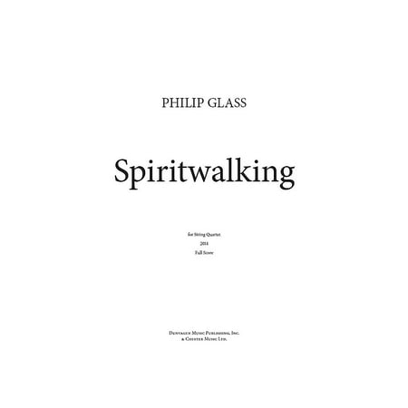 Dunvagen Spiritwalking Music Sales America Series Softcover Composed by Philip Glass