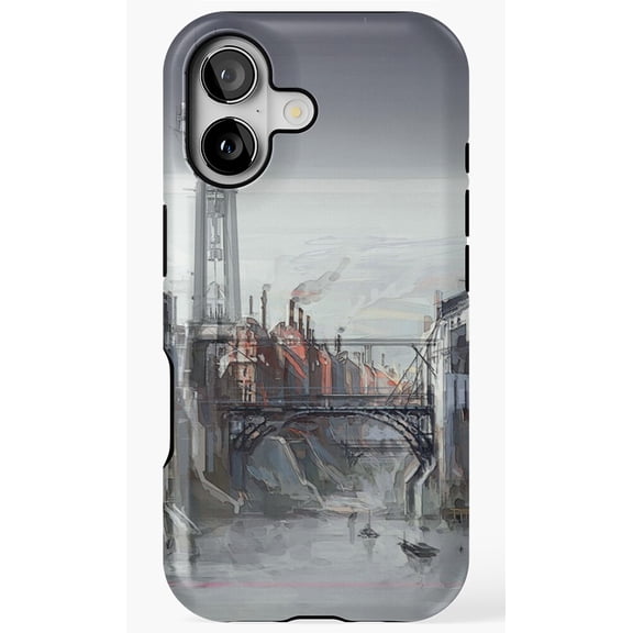 Dunwall Docks Dishonored Steampunk Game Art Phone Case for iPhone 17 16 15 14 13 12 11 Pro Max