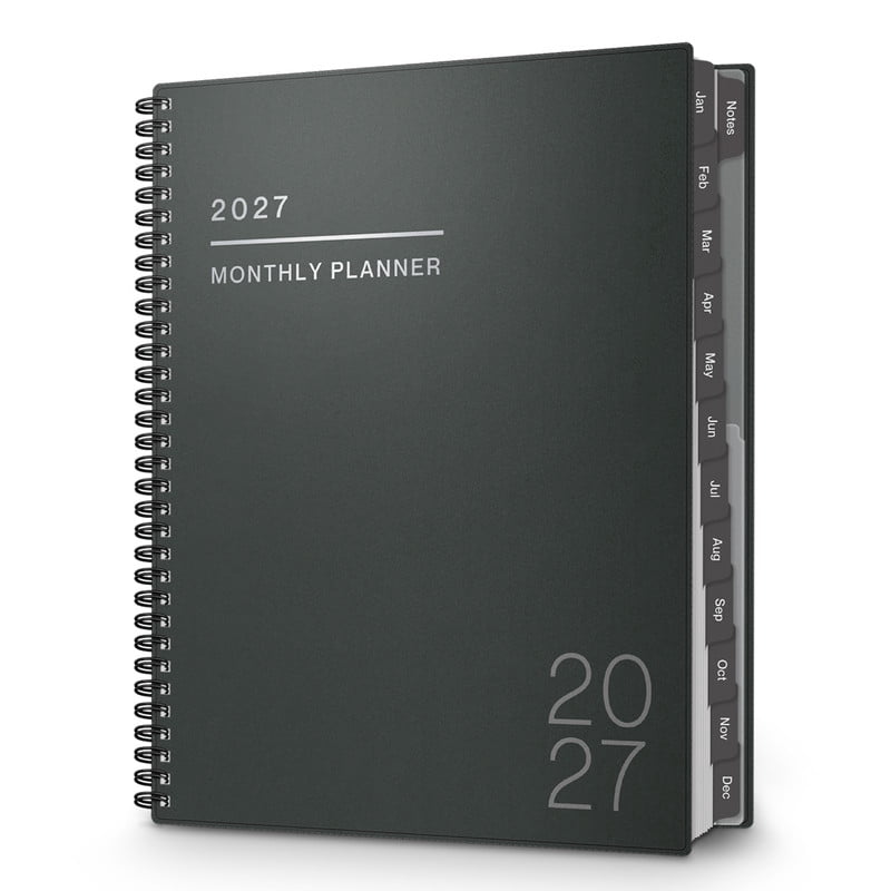 Snacking 2027 Dunwell 2027 Monthly Planner 8.5x11, Gray - Walmart.com