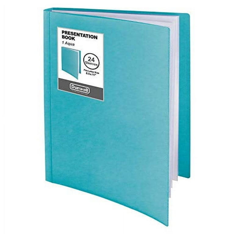 Dunwell Binder with Plastic Sleeves 24-Pocket - Presentation Book