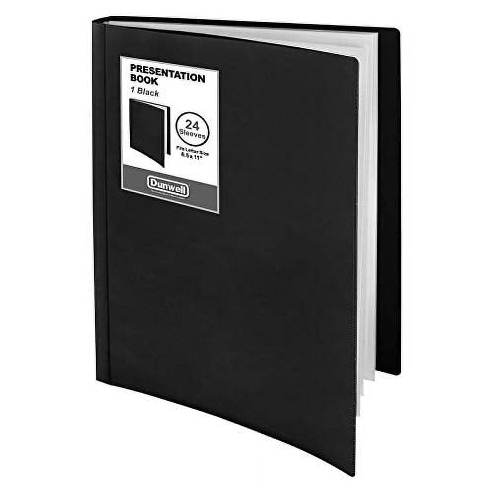 Dunwell Binder with Plastic Sleeves 24Pocket Presentation Book 8