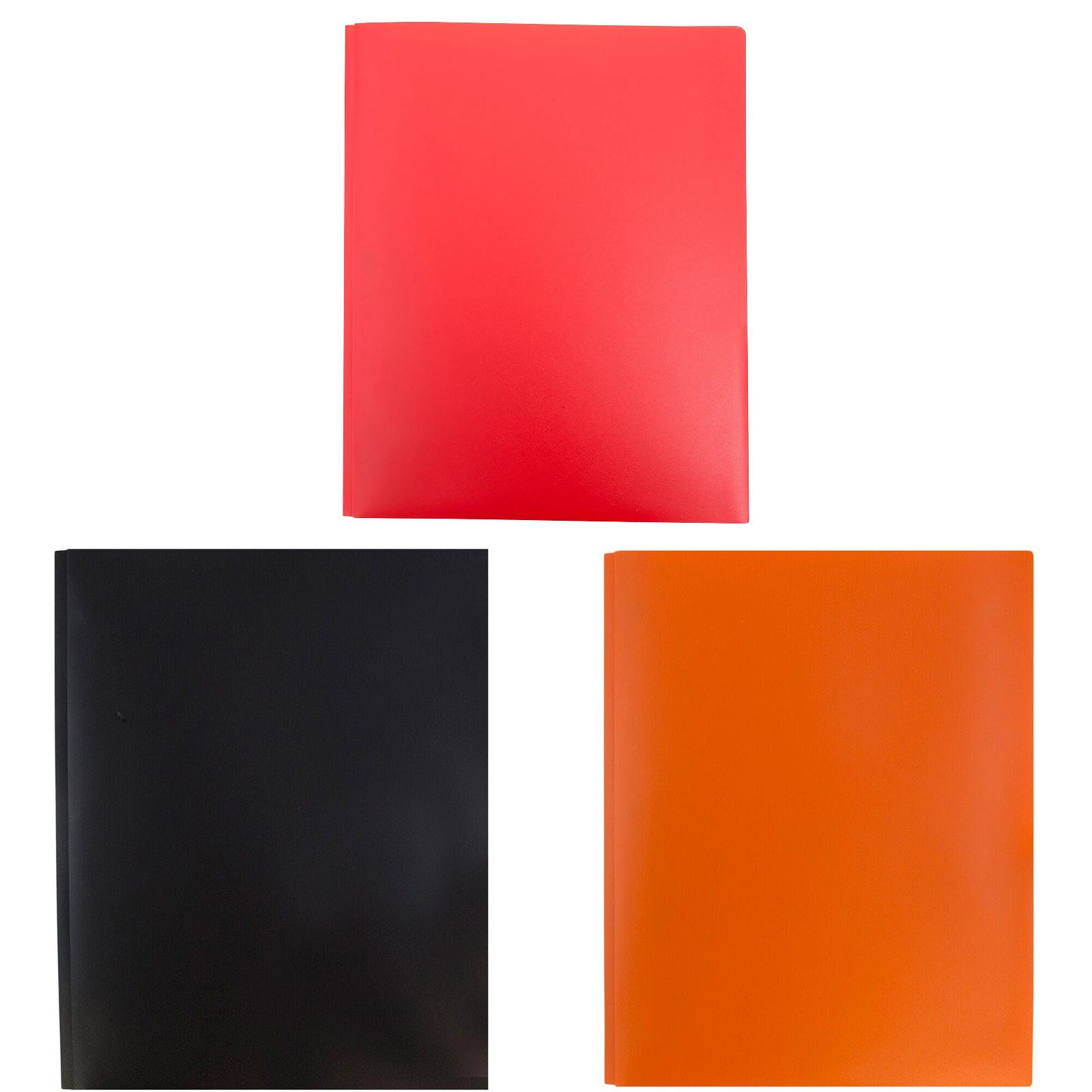 Dunwell Colored Plastic Folder With Pockets And Prongs (Assorted Colors ...