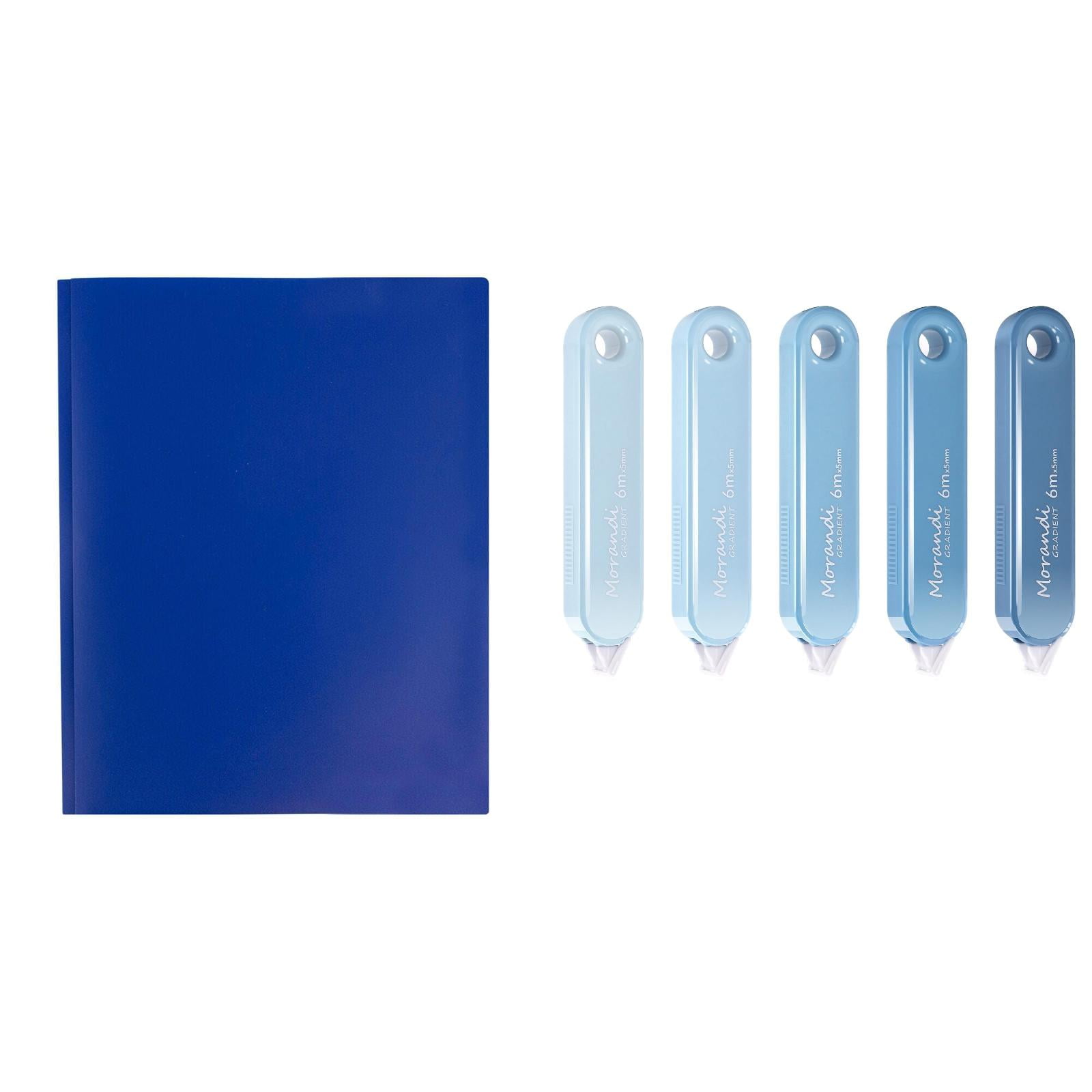 Dunwell Colored Plastic Folder With Pockets And Prongs (Assorted Colors ...