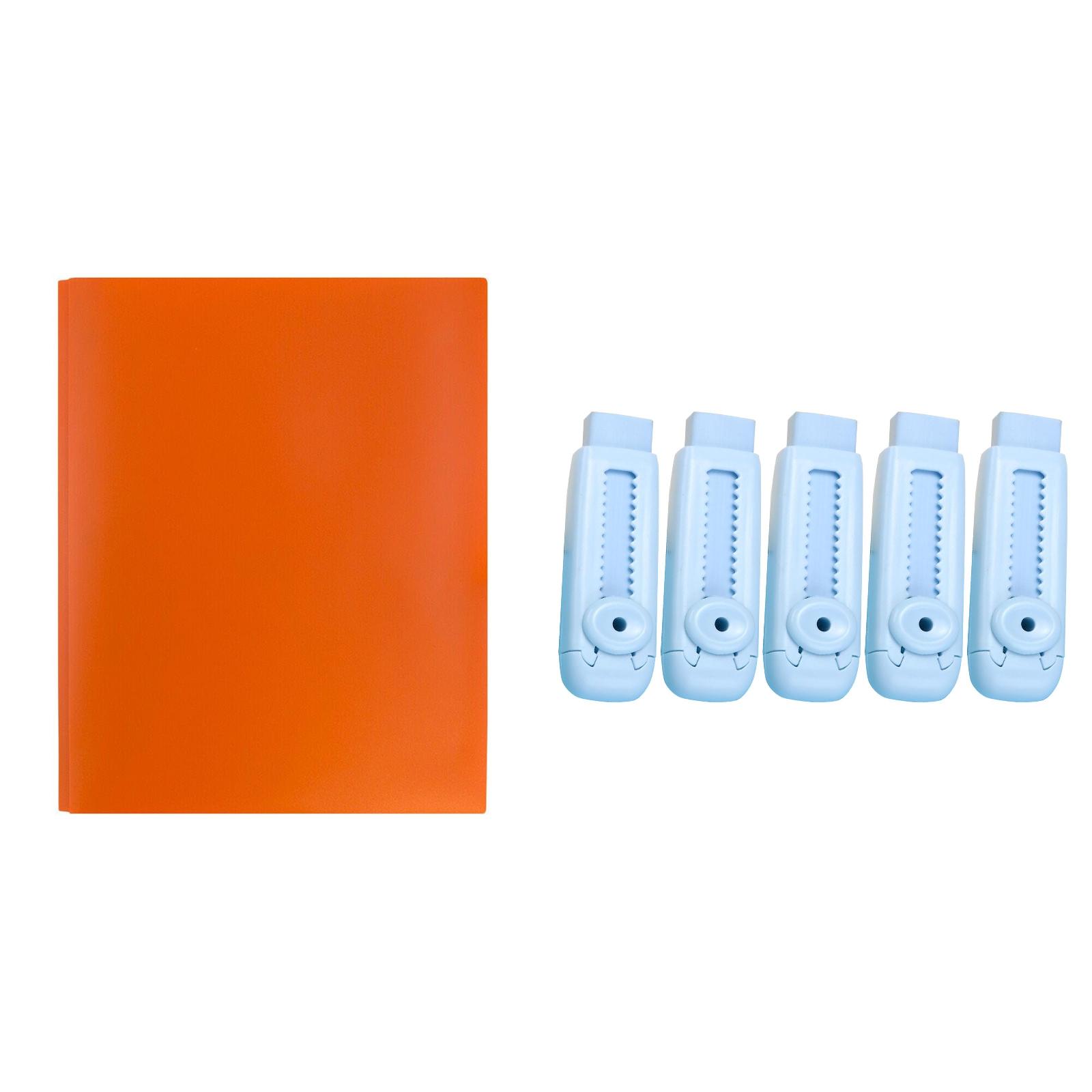 Dunwell Colored Plastic Folder With Pockets And Prongs (Assorted Colors ...