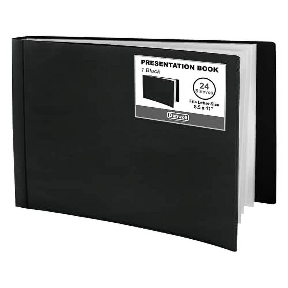 Dunwell Landscape Binder with Sleeves 24Pocket Presentation Book