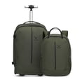 thumbnail image 1 of Duo 2-in-1 Rolling Travel Backpack – Hynes Eagle – Army Green, 1 of 14