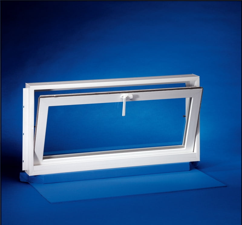 Duo-Corp Aristoclass Hopper White Vinyl / Glass Window 19-1/4 in. W X 32-1/8 in. L 1 pk Duo-Corp Aristoclass Hopper White Vinyl / Glass Window 19-1/4 in. W X 32-1/8 in. L 1 pk
