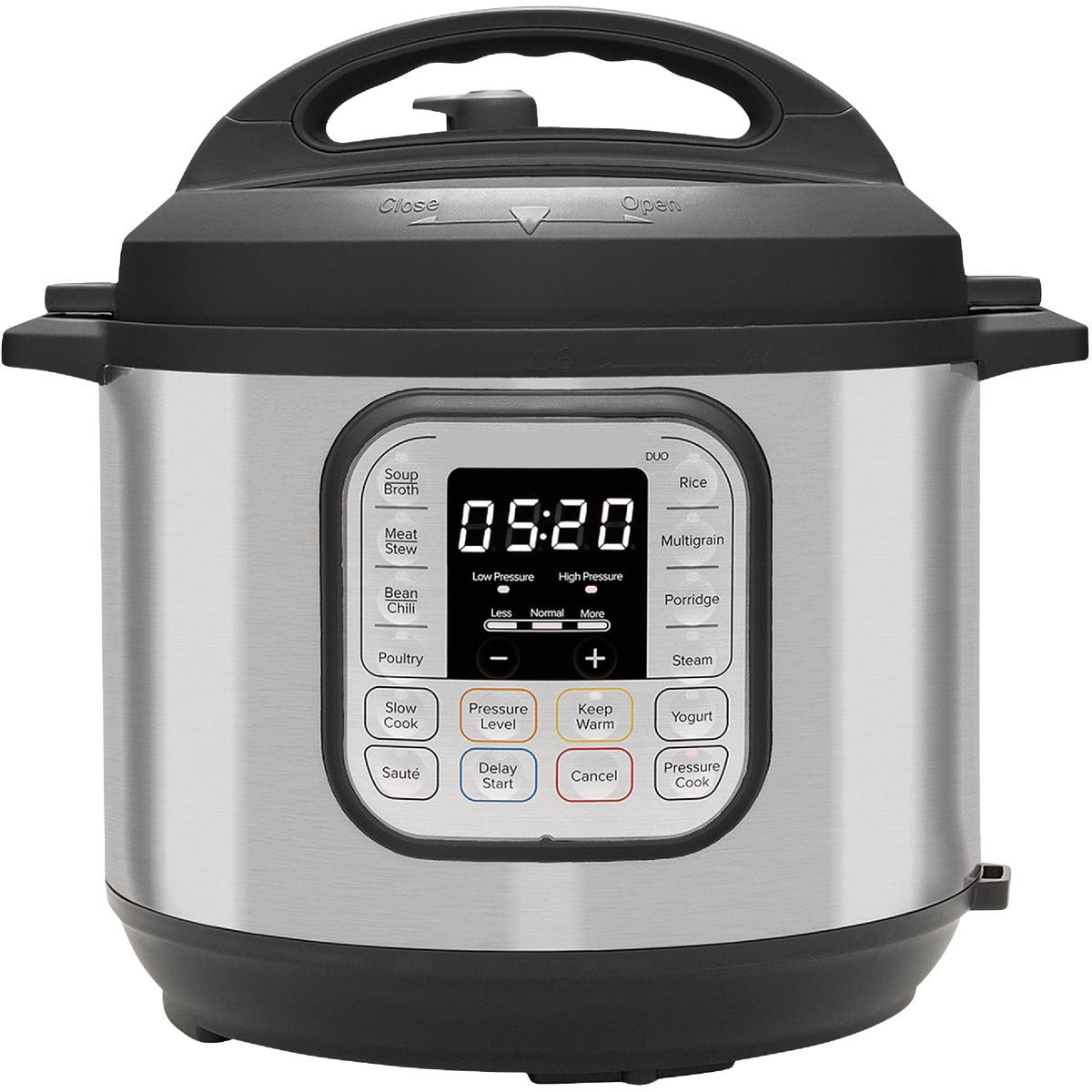 Duo 7in1 Electric Pressure Cooker, Slow Cooker, Rice Cooker, Steamer
