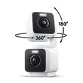 thumbnail image 1 of Duo Cam Pan Dual-Lens Wi-Fi Security Camera with 2K HD Video, Motion Tracking, 1 of 12