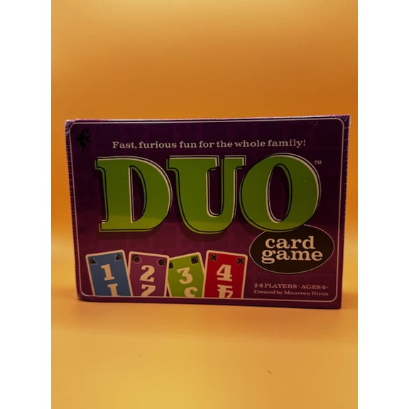 Duo Card Game: Ages 7 to Adult Card New