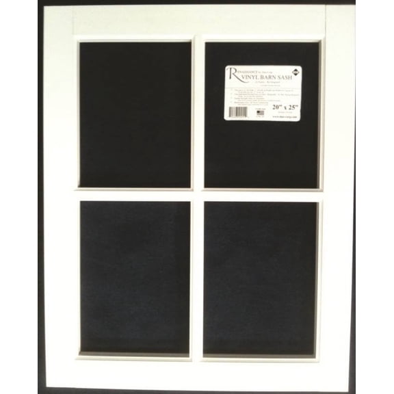 Duo-Corp 2025BS The Renaissance Barn Sash Windows, Vinyl, 20 x 25 In