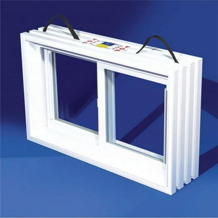Duo-Corp 5958947 PNP Slider Glass & Vinyl Window, White - 20 x 31.88 in. & 0.75 in.