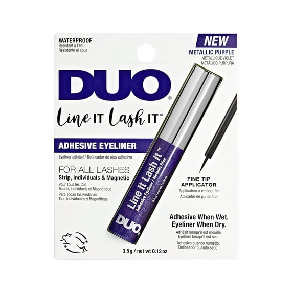 Ardell Adhesive Eyeliner DUO Line It Lash It Metallic Purple 0.12 oz #85061