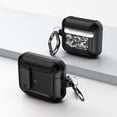 thumbnail image 1 of Duo Shield Secure Lock Designed For AirPods 3rd Gen With Hook, Black/Black, 1 of 7