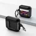 thumbnail image 1 of Duo Shield Secure Lock Designed For AirPods 3rd Gen With Hook, Black/Black, 1 of 7