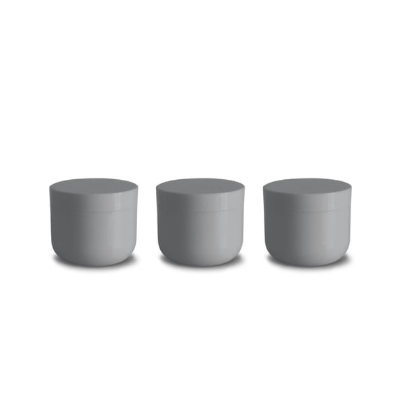 Duo Slate Melamine Mini Canister - Grey