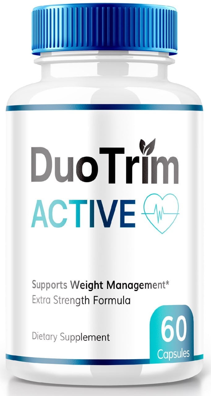 Duo Trim Active Pills, Duo Trim Active Advanced Formula Capsules, Maximum Strength Supplement for Weight Loss, All Natural Support, DuoTrim Vitamins for Overall Health, Official Reviews (60 Capsules)