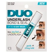 Duo Underlash Bond and Seal False Eyelash Liquid Glue, Lash Adhesive, Black, Clear, 0.08 oz