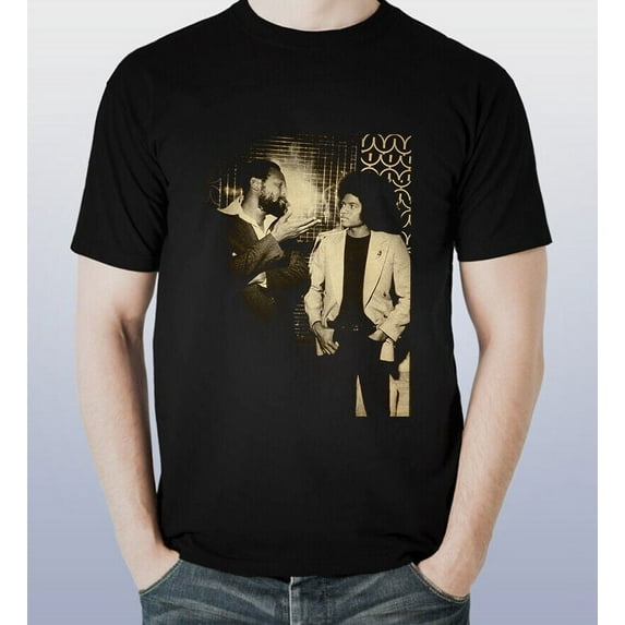 Duo Vintage Marvin Gaye x Jackson Five Slevee Black T-Shirt