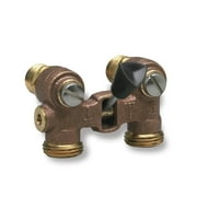 Watts Water Technologies Duo Wash Machine Valve Ball Valve - 1/2 In - Pack Of 1 Silver   Residential Use, Standard Application
