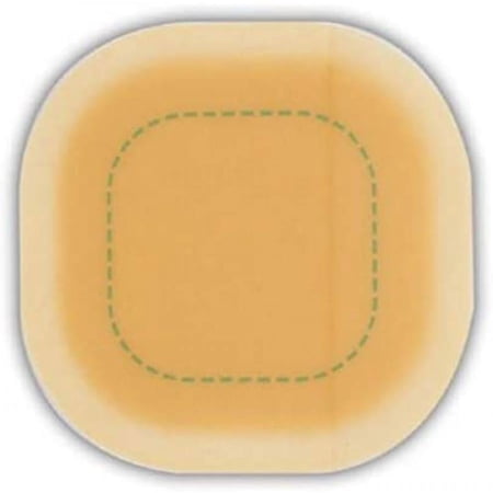 DuoDERM Signal Dressing, Hydrocolloid, Adhesive, Film Backing, 5.5 Inches x 5.5 Inches, Tan, Sterile, 5 Count