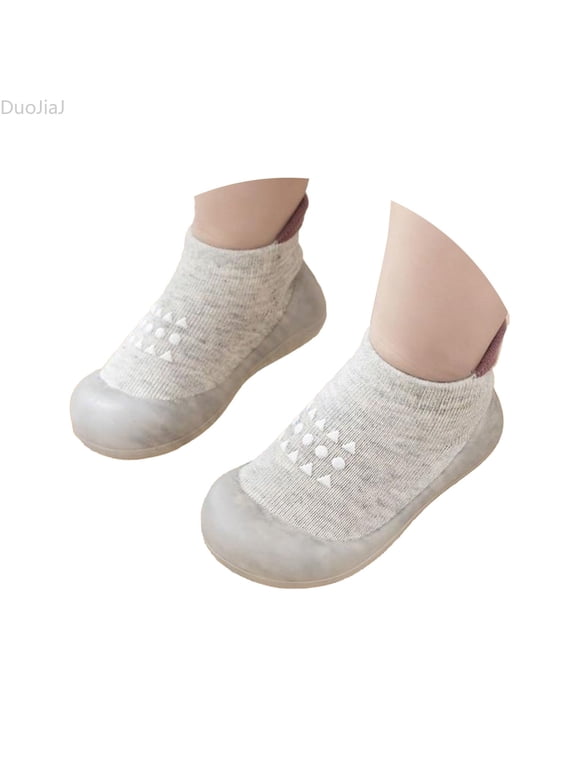 Baby Sock Shoes,Non- Soft Sole for First Walkers,5