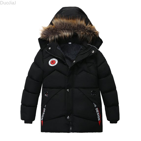 DuoJiaJ Boys' Hooded Winter Coat,Fashion Warm Thick Casual Kids Outwear,2 Years