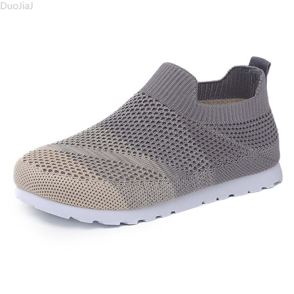 DuoJiaJ Breathable Lightweight Kids Running Shoes For Girls Design Cushioned Everyday Sneakers For Play(3 10Y) Girls Sneakers Size 10,Gray
