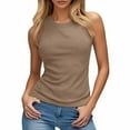 thumbnail image 1 of DuoJiaJ Camisole Tops For Women Shelf Bra Camisoles Tank Tops Basic Layer Women’s Lace Trim Tank Tops, 1 of 5