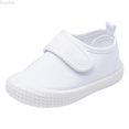 thumbnail image 1 of DuoJiaJ Children Shoes Comfortable Soft Soled Flat Casual Shoes Fashionable Cartoon Children Canvas Shoes Girls Sneakers Size 11.5,White, 1 of 3