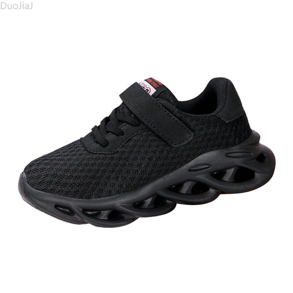 DuoJiaJ Children's Trainers Sports Shoes For Boys Indoor Shoes Trainers Outdoor Running Shoes Shoes Boys Sports Shoes Size 11.5,Black