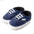 thumbnail image 1 of DuoJiaJ Classic Baby Sneakers Toddler Shoes For Learning To Walk Ideal For Infants Soft Rubber Sole Perfect For Indoor And Outdoor Activities Baby Sneakers For Walking Size 6,Blue, 1 of 4