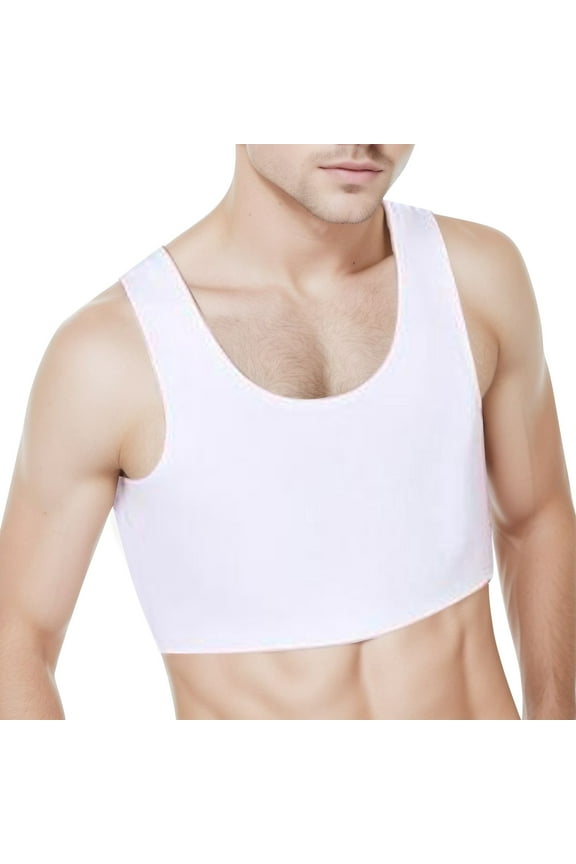 Fashion Compression Chest Binder Women Sleeveless Vest Solid Short Tank Tops Women’s Lace Trim Tank Tops