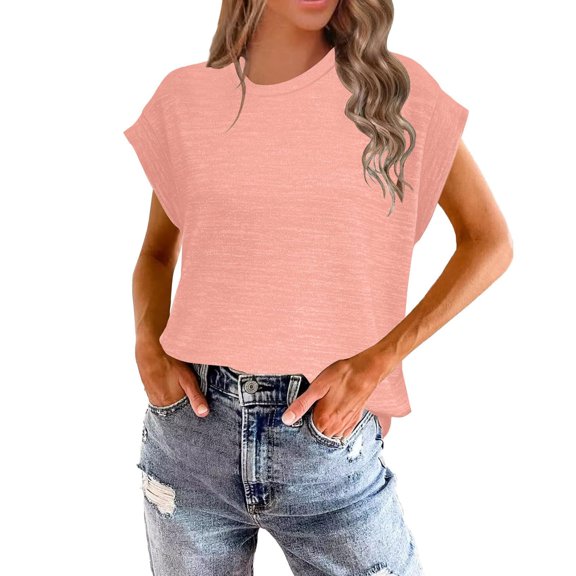 DuoJiaJ Festive Blouses Women's Black Elegant Sexy New Year's Eve Outfit Sequins Top Modern Casual With Glitter Glitter Shirt Glitter Tops Workout Tank Tops Pink L