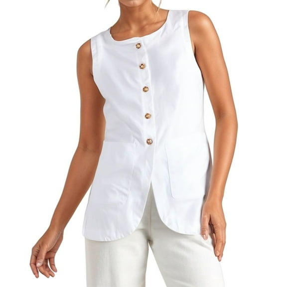 DuoJiaJ French Style Women's Summer Pure Square Neck Sleeveless Vest Women’s Tank Tops