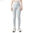 thumbnail image 1 of DuoJiaJ Girls Athletic Leggings Kids Dance Running Yoga Pants Workout Active Dance Tights With Pockets Leggings For Girls Size 11-12 Years,Gray, 1 of 5