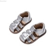 thumbnail image 1 of DuoJiaJ Girls Sandals Soft Sole Beach Shoes For Toddler Baby Casual Walking Outdoor Play Comfortable Lightweight Breathable Summer Footwear 3 Months To 3.5 Years Kids Sandals Girls Size 4.5, 1 of 3