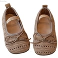 thumbnail image 1 of DuoJiaJ Girls Sandals For Toddler To Kids Breathable Bow Summer Shoes Casual Everyday Wear Comfortable Lightweight Infant Baby Girl Closed Toe Sandals Girls Flat Sandals Size 7.5, 1 of 5