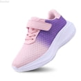 thumbnail image 1 of DuoJiaJ Girls Sneakers Lightweight Breathable Mesh Running Shoes For Kids Comfortable Casual Sports Footwear Toddler Athletic Walking Shoes Girls Sneakers Size 11.5,Pink, 1 of 5